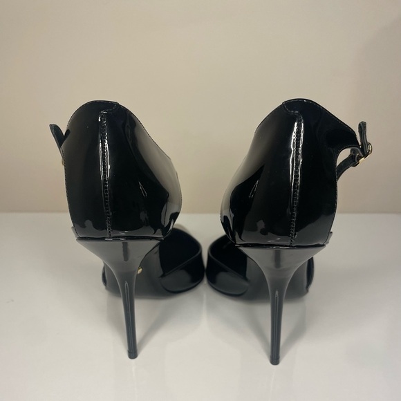 DOLCE & GABBANA Pointed Patent Leather Ankle-Strap Pump size 38.5/US 8.5 - Picture 4 of 12
